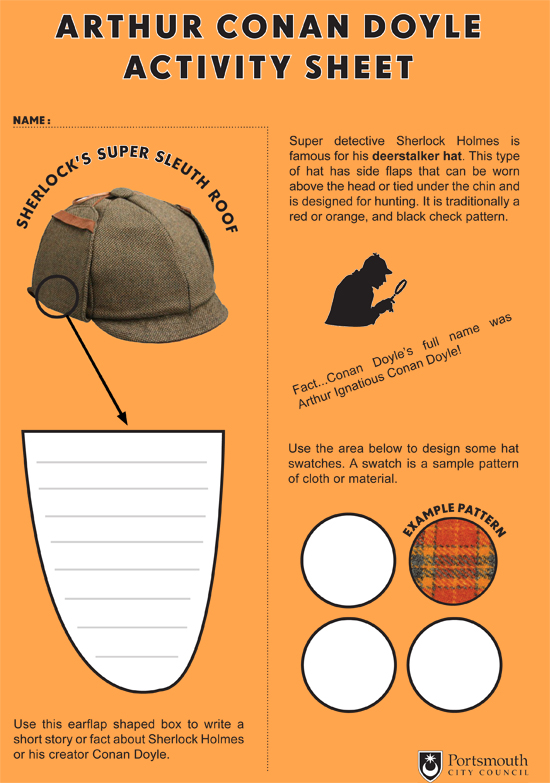 detective hat template
